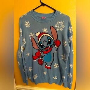 Disney Lilo & Stitch unisex hair holiday sweater 2024 size M NWOT